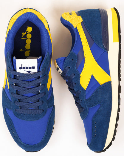 Diadora Camaro M2 Smooth Trainers Tiefblau Gelb