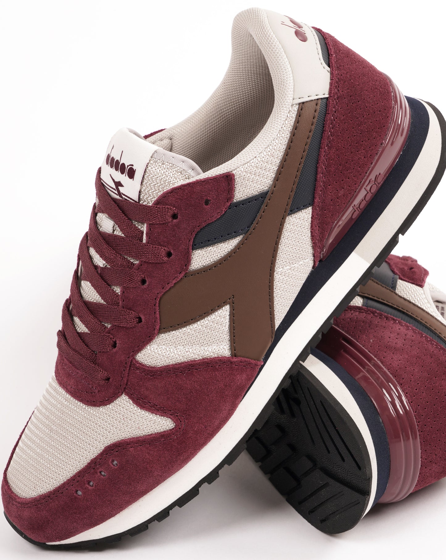 Diadora Camaro M2 Trainers Claret/Brown