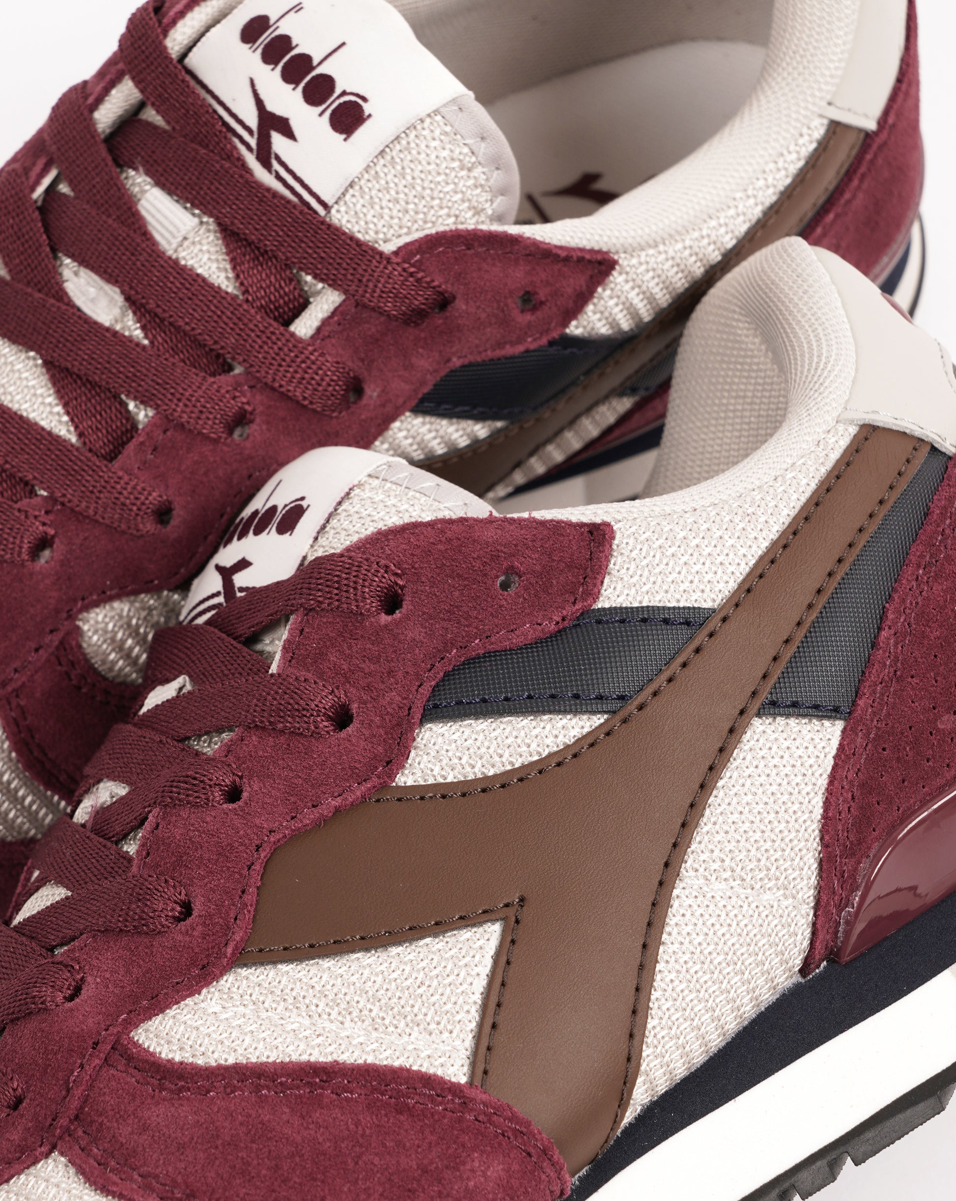 Diadora Camaro M2 Trainers Claret/Brown