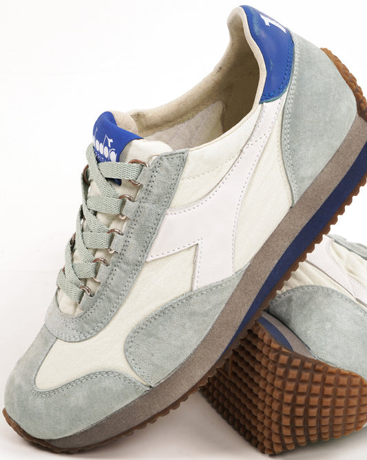 Diadora Equipe Canvas Stone Wash EVO Trainers Bluewash