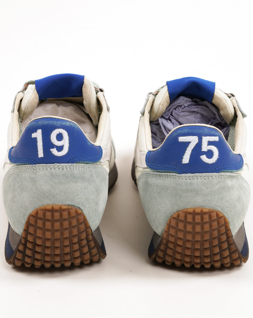 Diadora Equipe Canvas Stone Wash EVO Trainers Bluewash