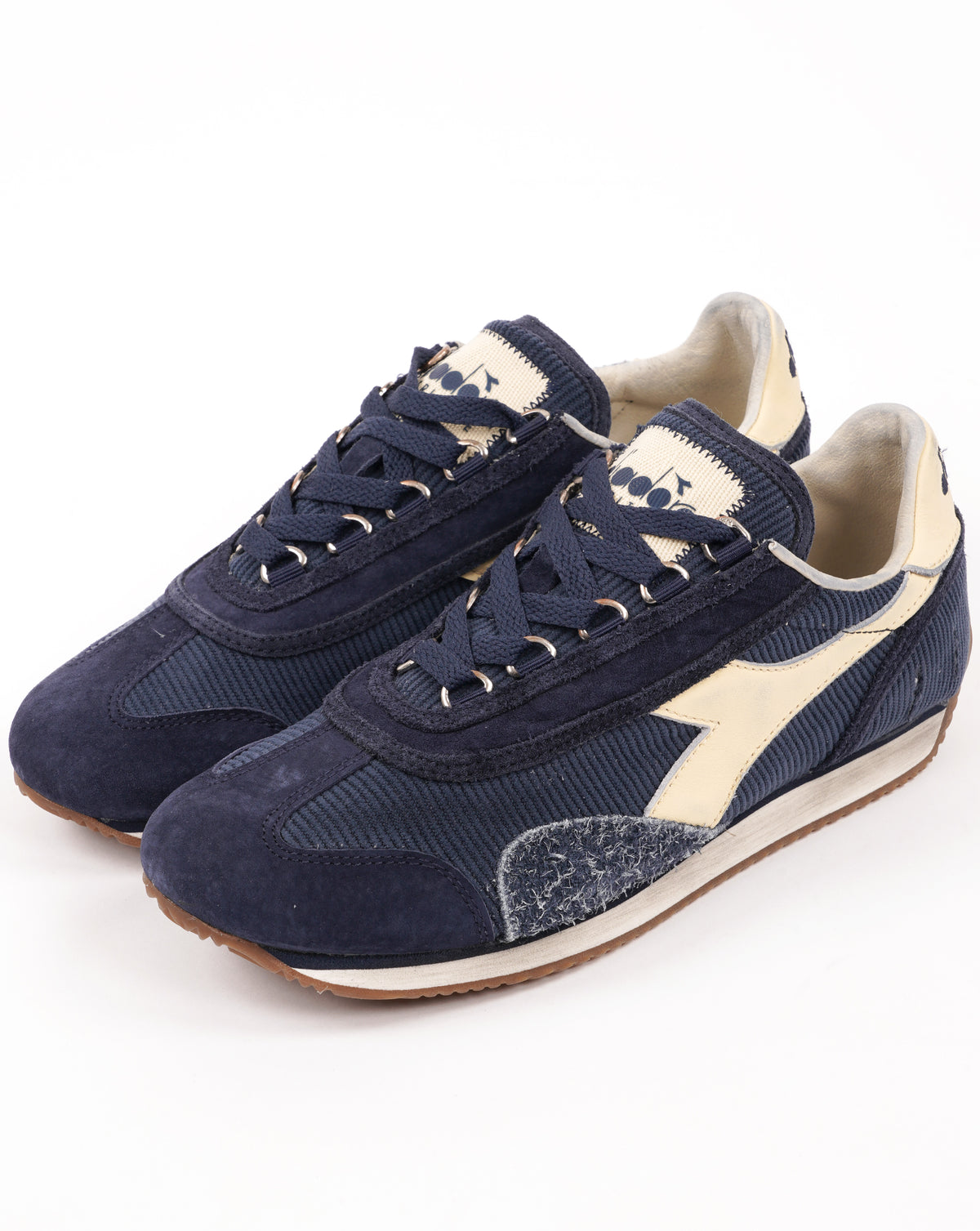 Diadora Equipe Corduroy SW Trainers Blue Caspian Sea