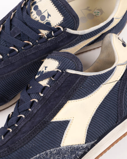 Diadora Equipe Corduroy SW Trainers Blue Caspian Sea
