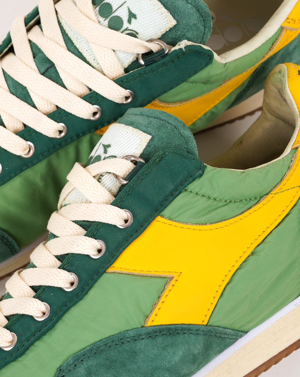 Diadora Equipe Vela SW Trainers Green/Yellow