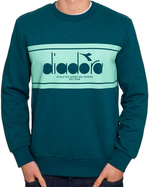 Diadora Logo Crew Sweatshirt Spruce Green