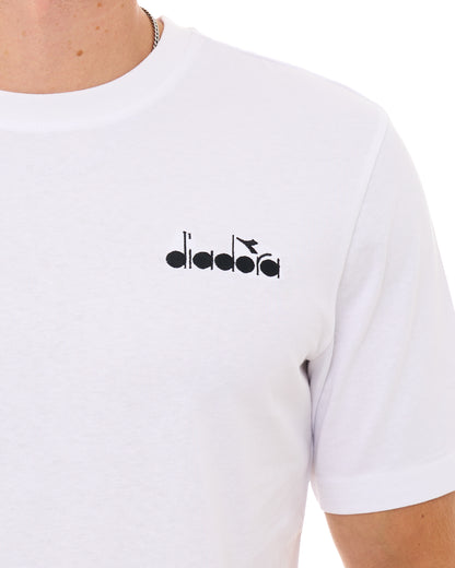 Diadora Logo T Shirt Optical White