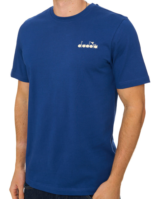 Diadora Diadora Logo T Shirt Saltire Navy