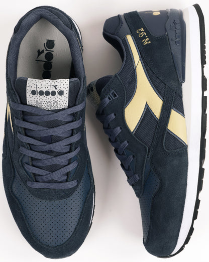 Diadora N92 Advance Trainers Dark Navy/Sand