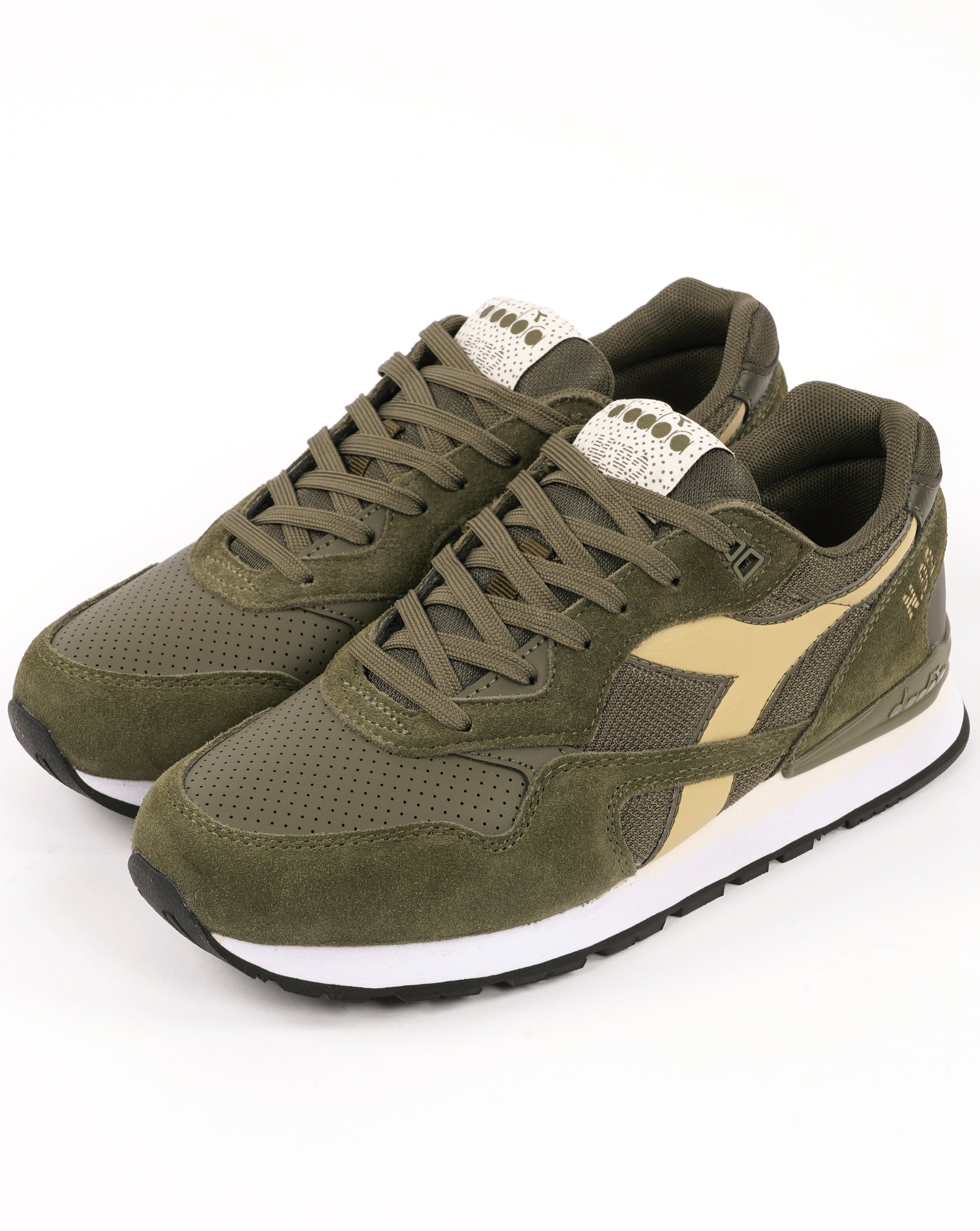 Diadora N92 Advance Trainers Green Toad