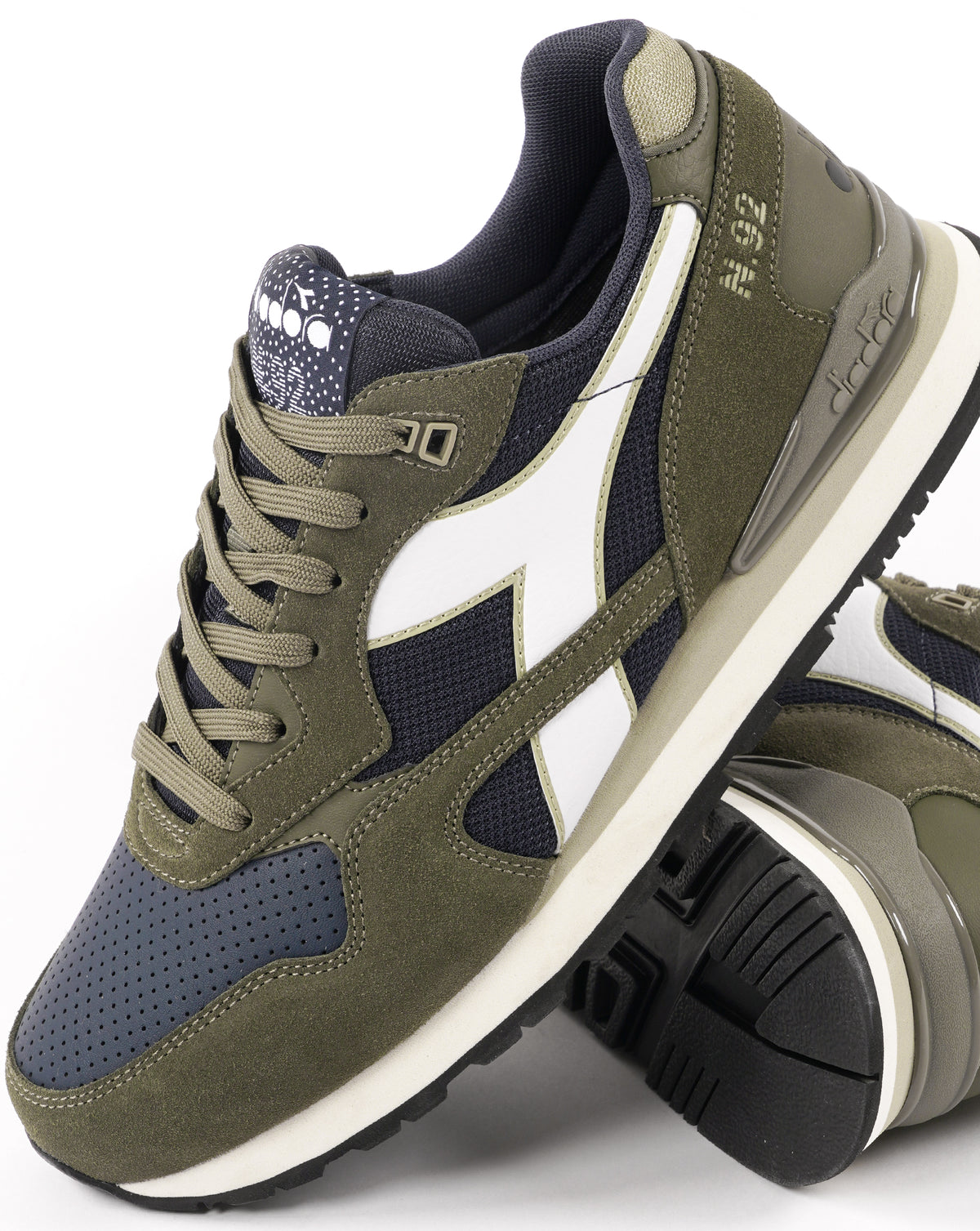 Diadora N92 Advance Trainers Ivy Green/Midnight Navy
