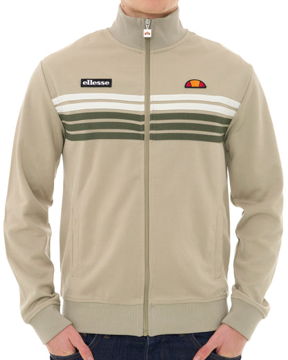 Ellesse 5 Stripe Track Top Sand
