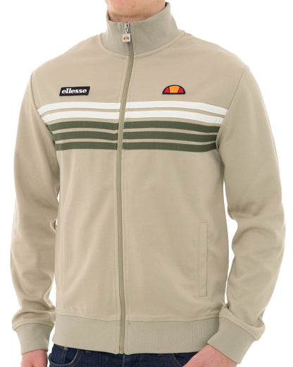Ellesse 5 Stripe Track Top Sand