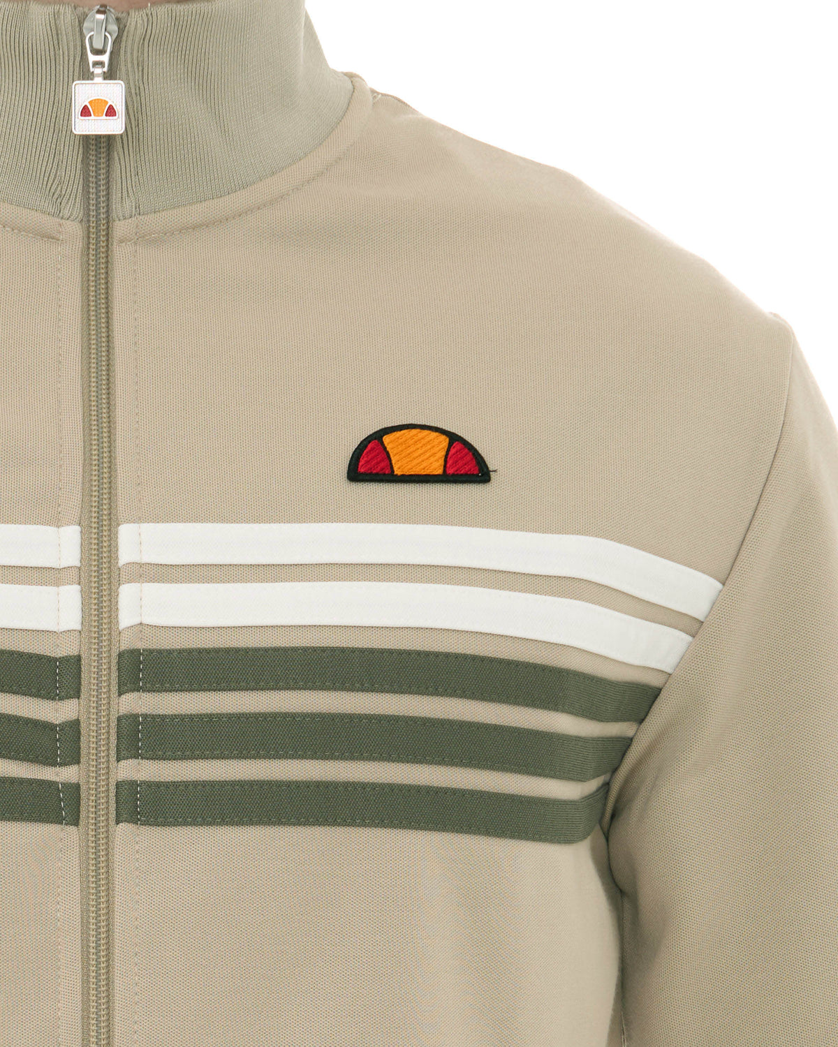 Ellesse 5 Stripe Track Top Sand