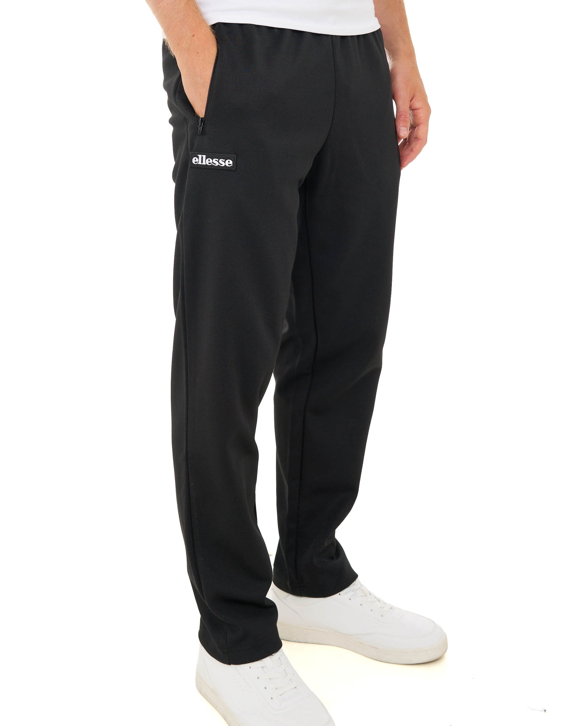 Ellesse Bertoni Open Hem Track Pants Black