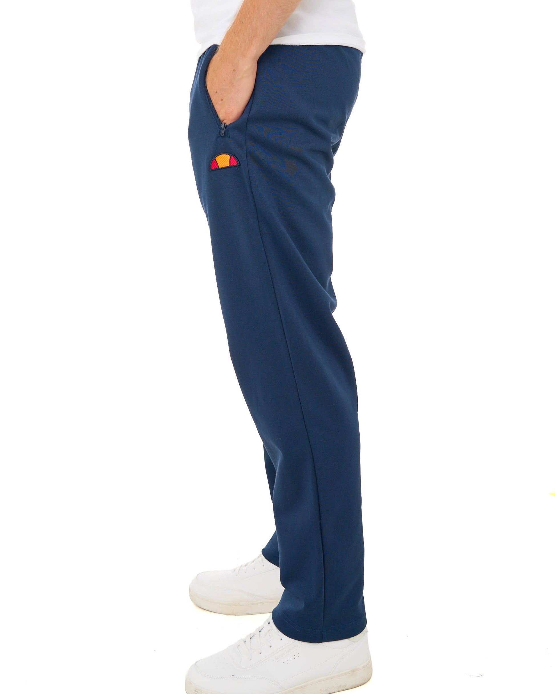 Ellesse Bertoni Open Hem Track Pants Navy