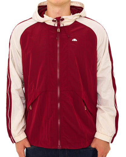 Ellesse Casillo Hooded Jacket Crimson
