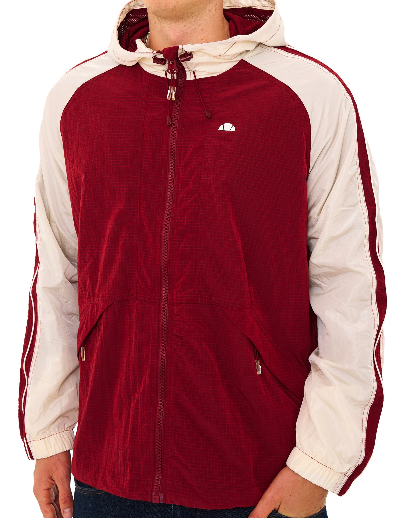 Ellesse Casillo Hooded Jacket Crimson