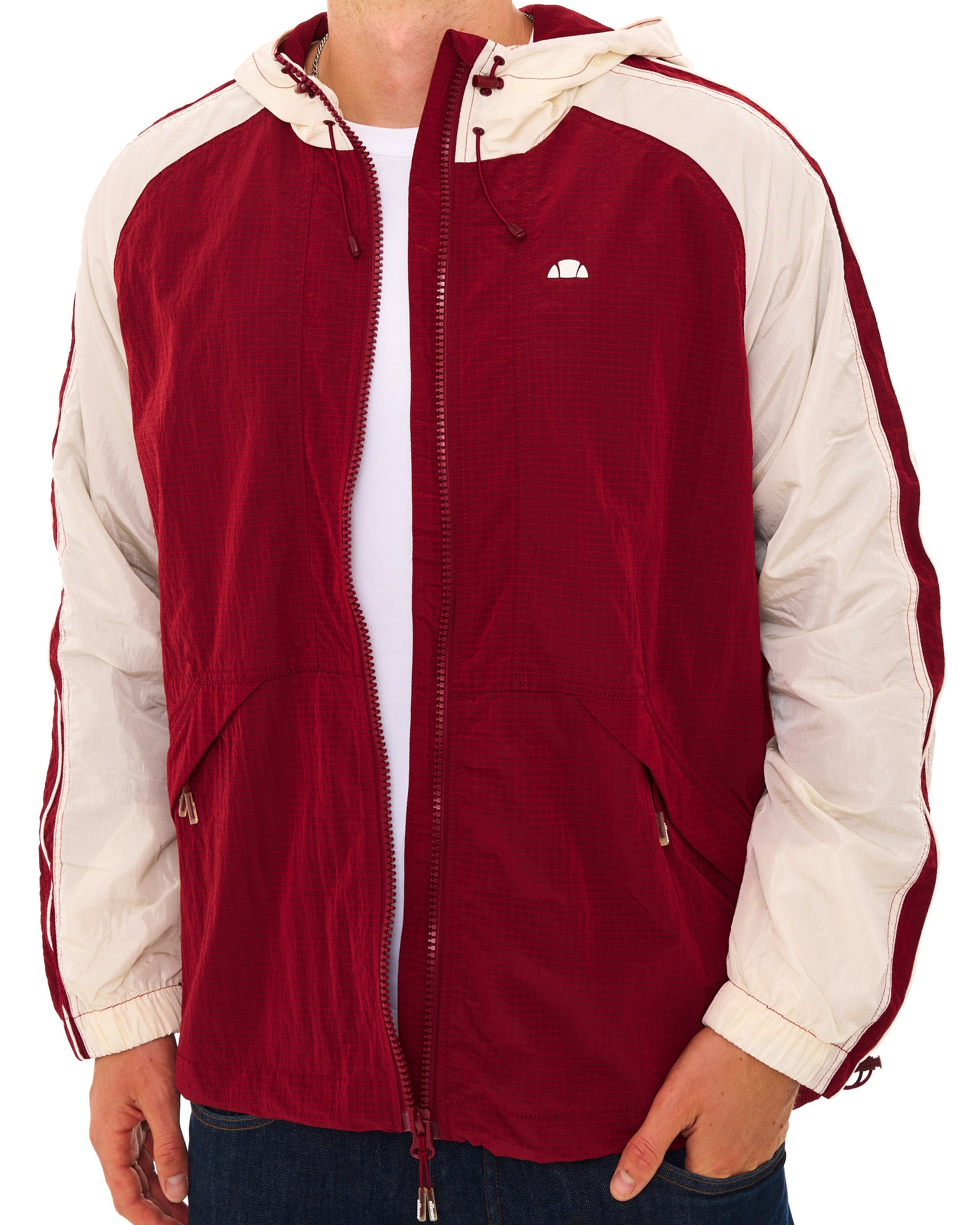 Ellesse Casillo Hooded Jacket Crimson