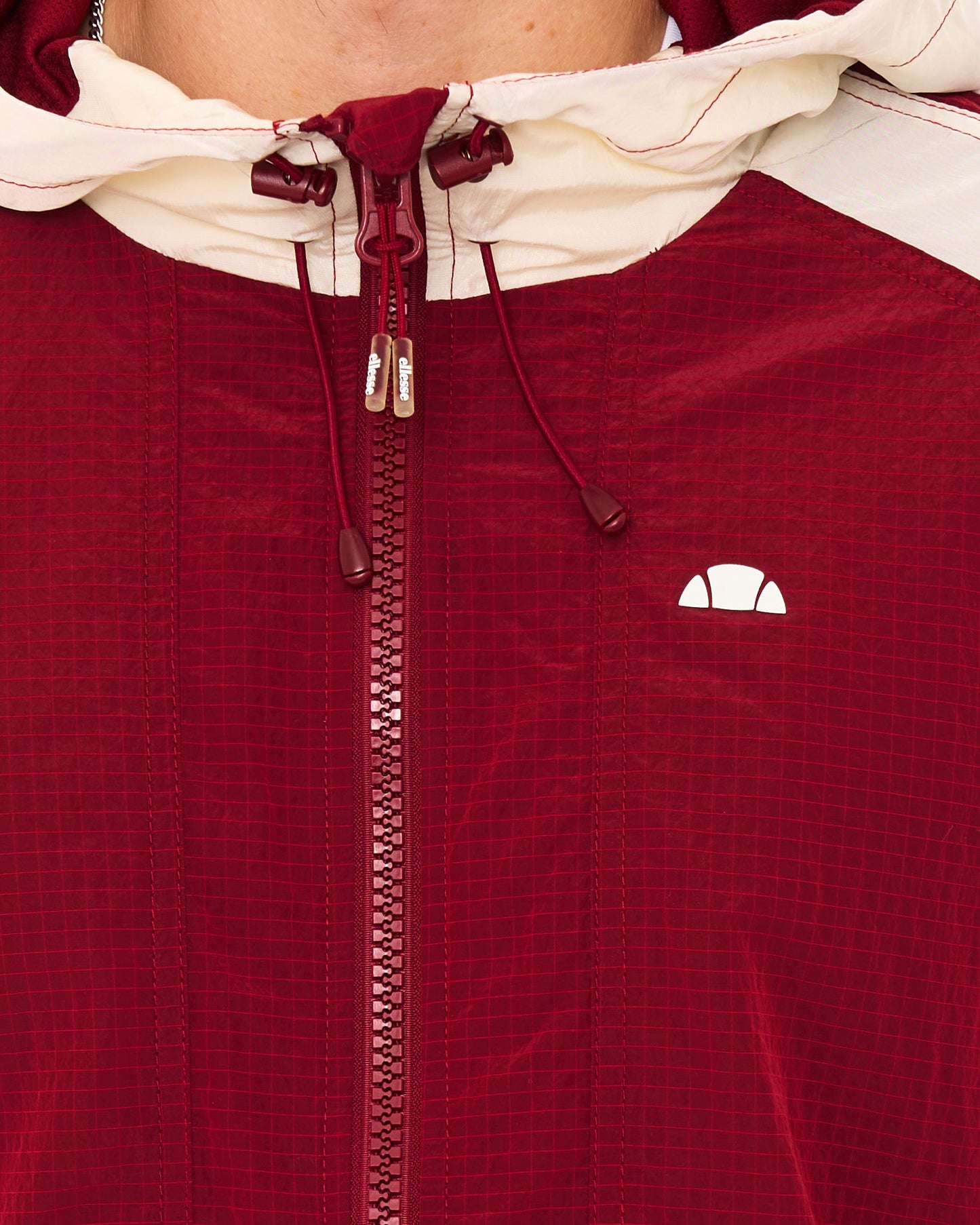Ellesse Casillo Hooded Jacket Crimson