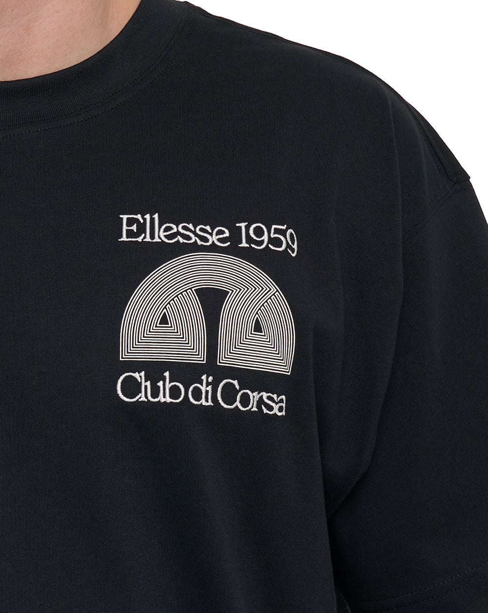 Ellesse Club Di Corsa T Shirt Black