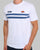 Ellesse Duo Stripe T-Shirt Weiß/Blau