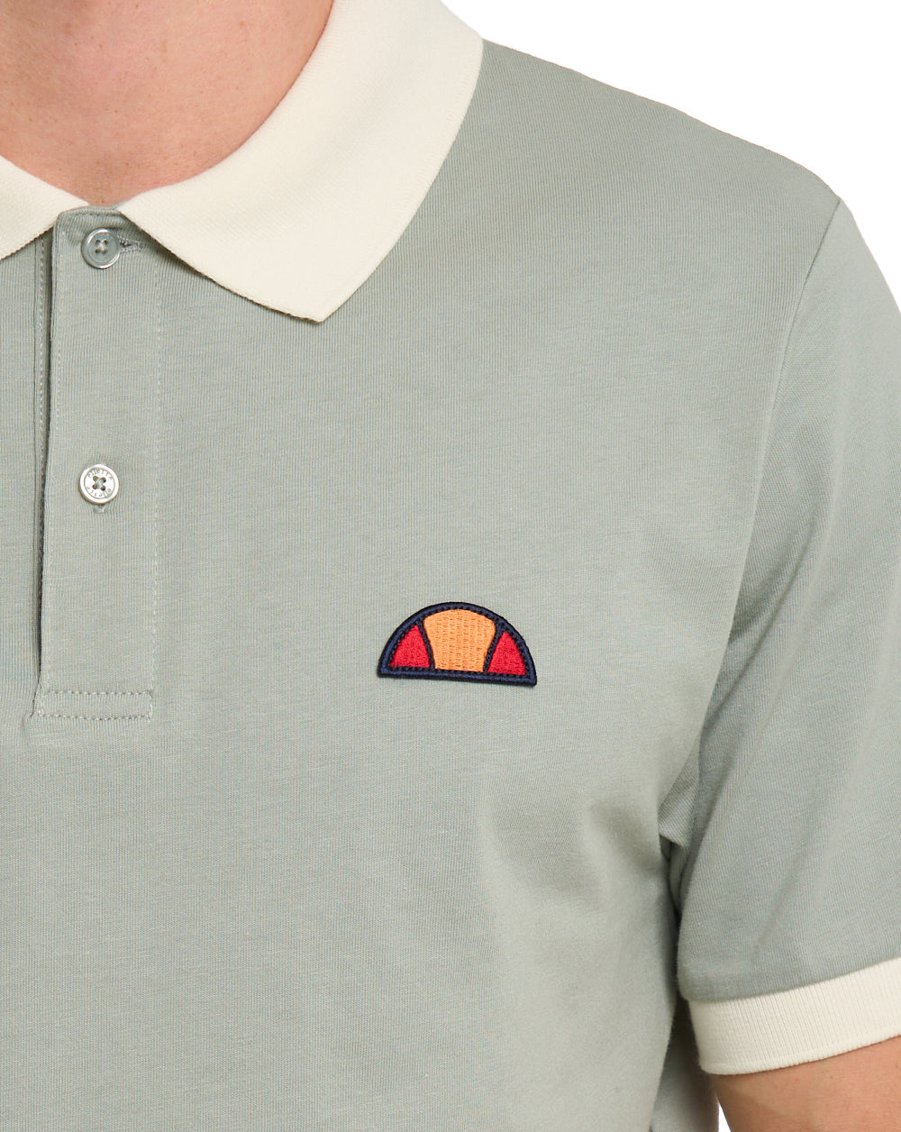 Ellesse Lessepsia Poloshirt Salbei/Cremeweiß