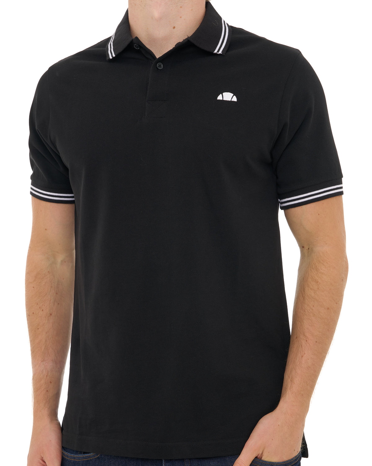 Ellesse Lioran Polo Shirt Black