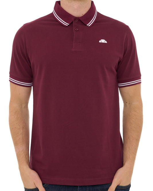 Ellesse Ellesse Lioran Polo Shirt Burgundy
