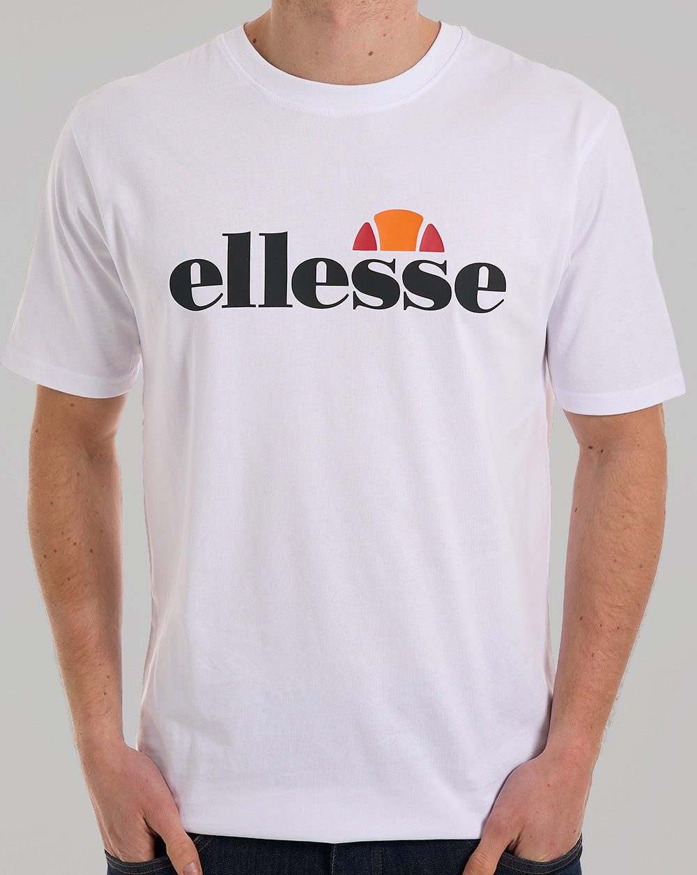 Ellesse – Weißes T-Shirt mit Logo