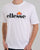 Ellesse – Weißes T-Shirt mit Logo