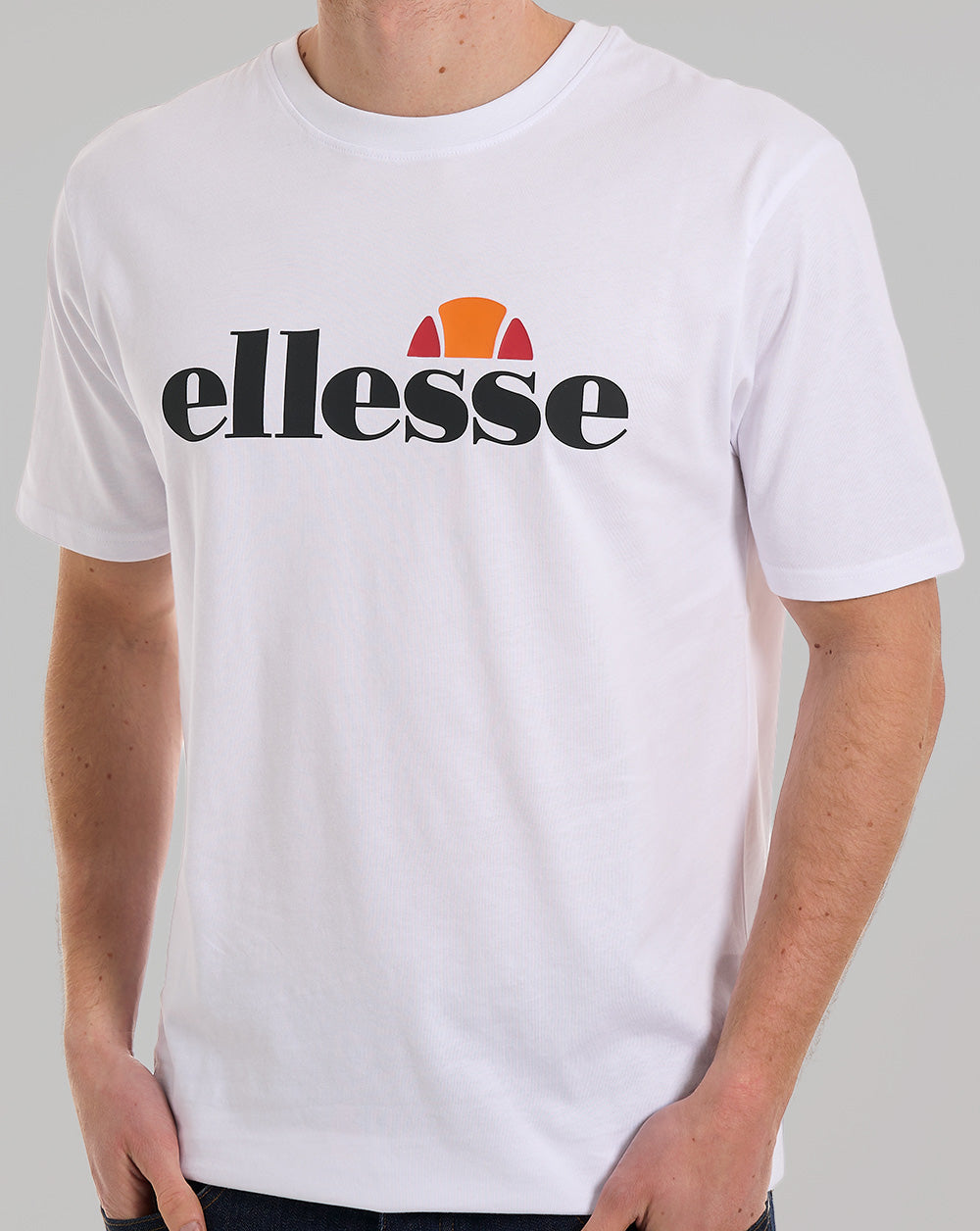 Ellesse – Weißes T-Shirt mit Logo