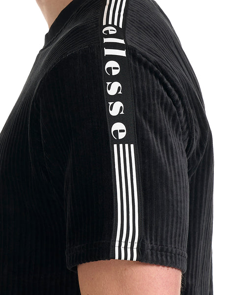 Ellesse Madori Velour T Shirt Black