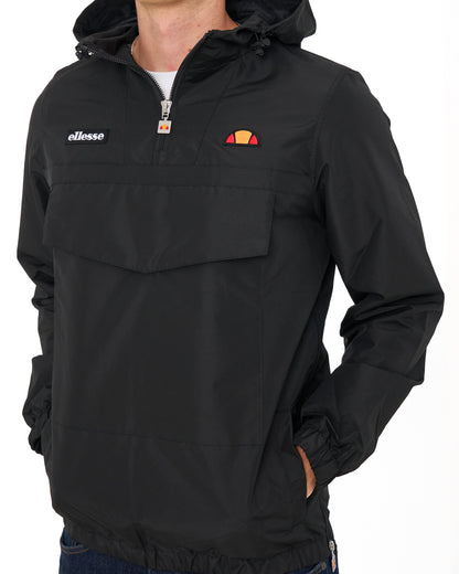 Ellesse Mont 1/4 Zip Lightweight Jacket Black