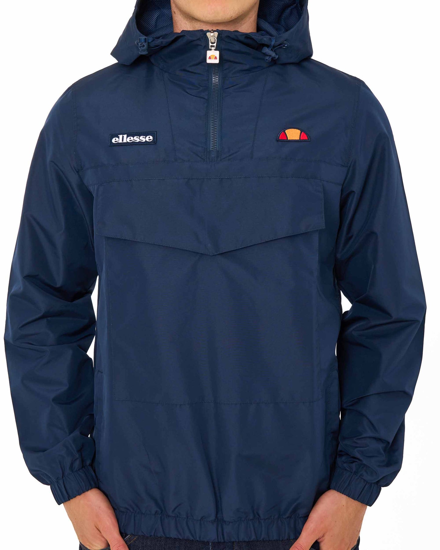 Ellesse Mont 1/4 Zip Lightweight Jacket Navy