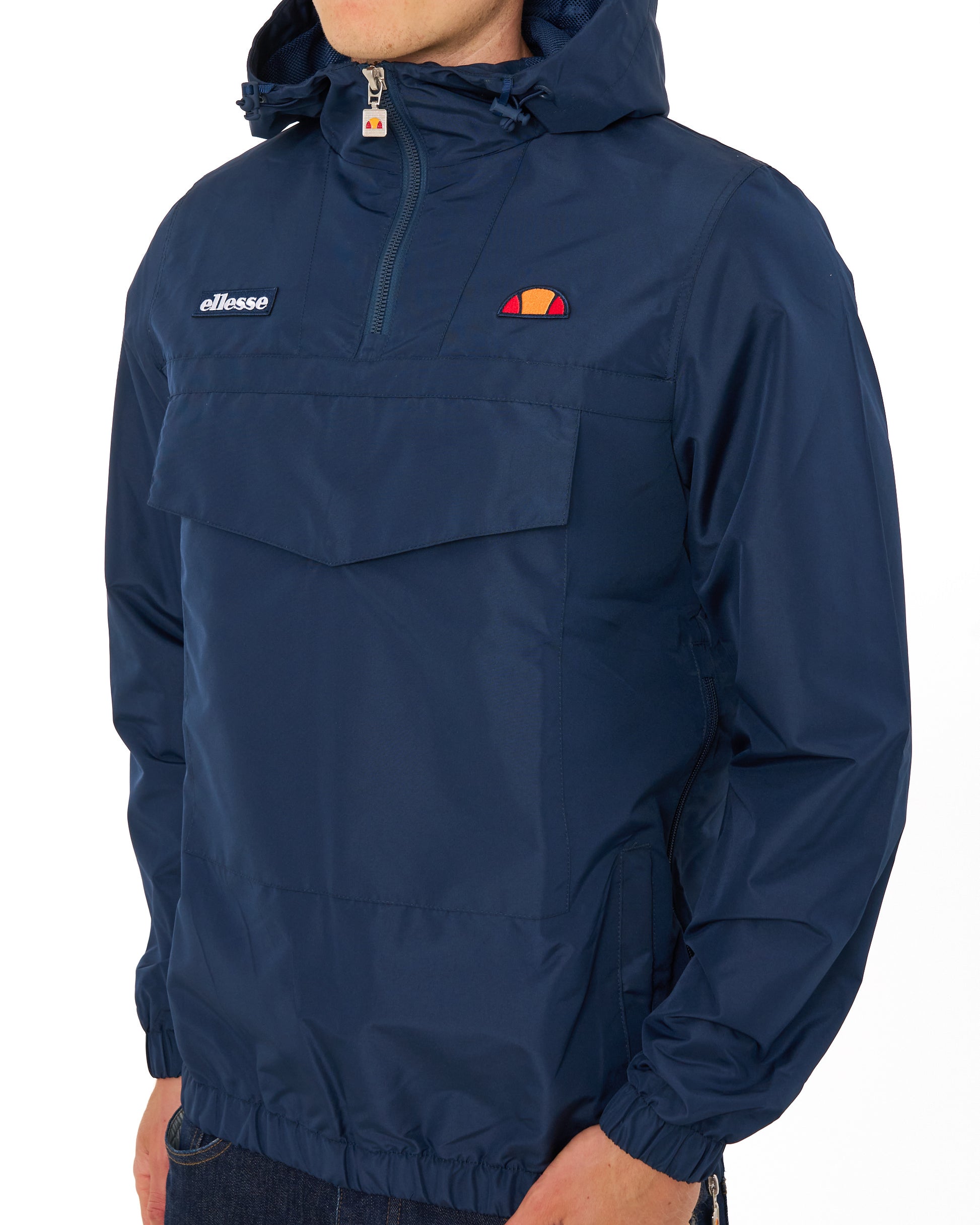 Ellesse Mont 1/4 Zip Lightweight Jacket Navy