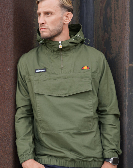 Ellesse Ellesse Mont Canvas Overhead Jacket Olive