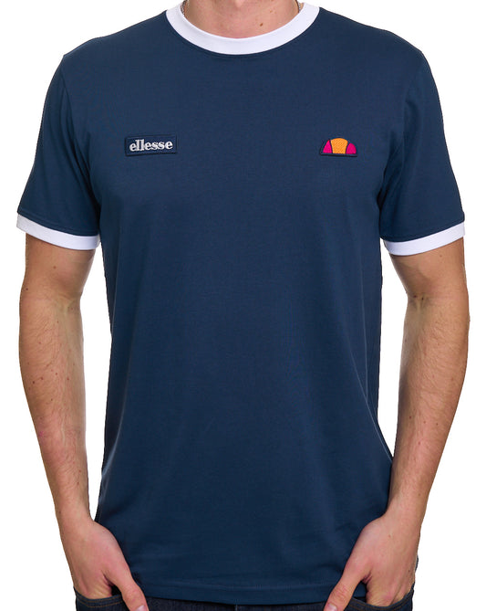 Ellesse Ellesse Ringetto T-Shirt Marineblau/Weiß