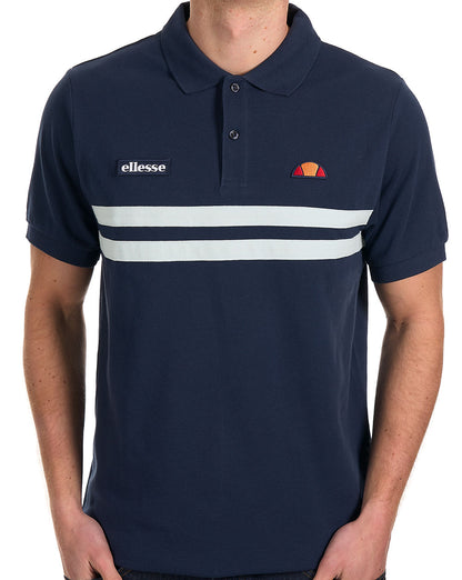Ellesse Rimini Poloshirt Marineblau/Hellblau