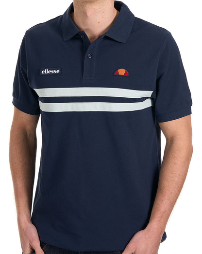 Ellesse Rimini Poloshirt Marineblau/Hellblau