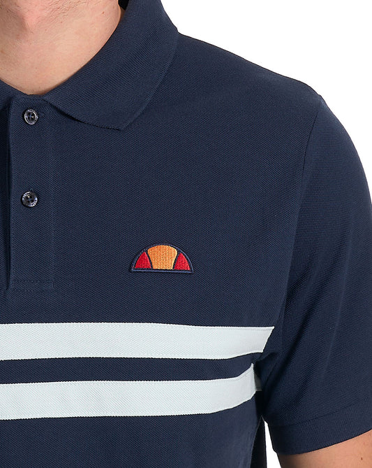 Ellesse Ellesse Rimini Poloshirt Marineblau/Hellblau