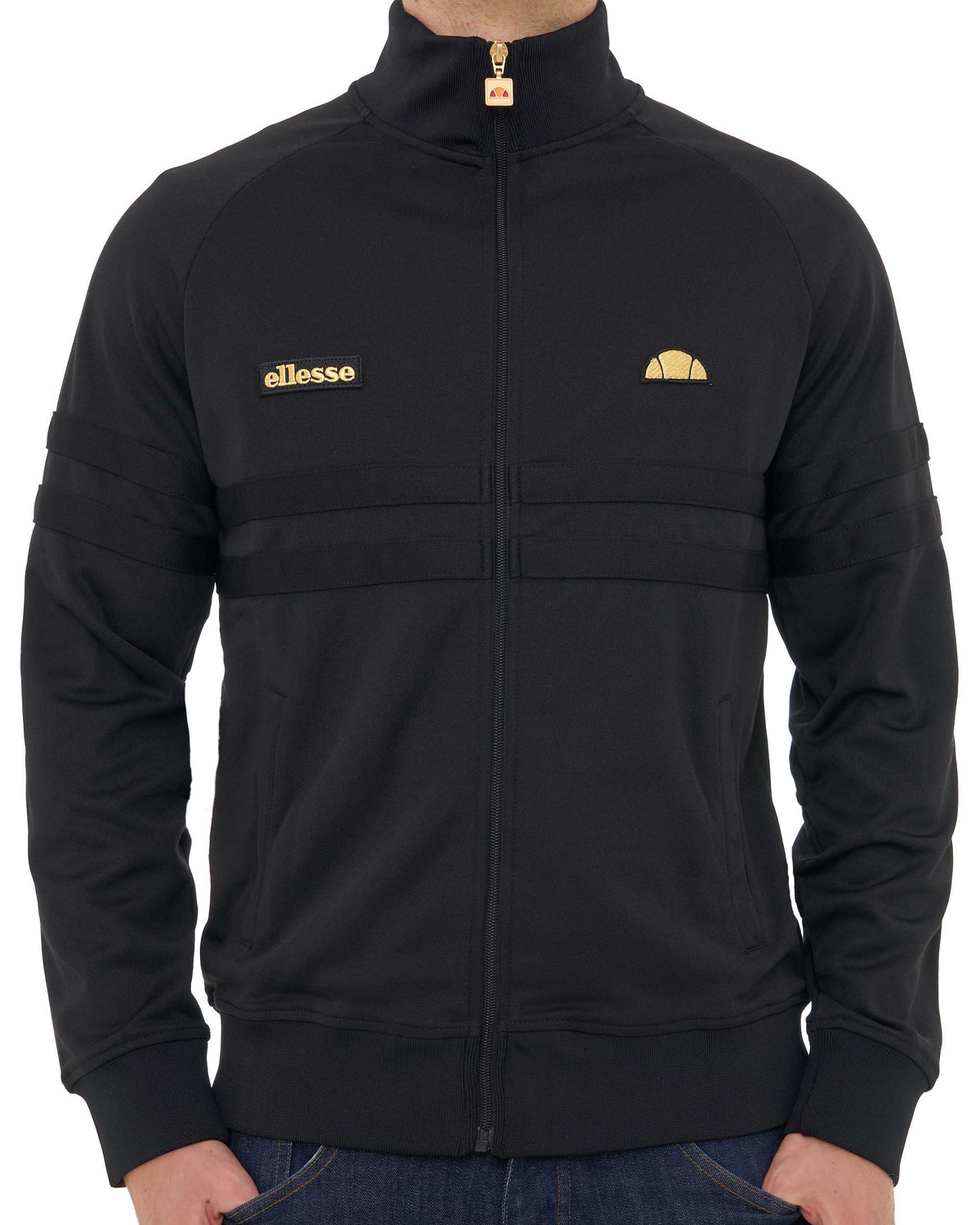 Ellesse Rimini Track Top Black/Gold