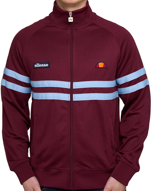 Ellesse Rimini Track Top Claret/Sky Blue