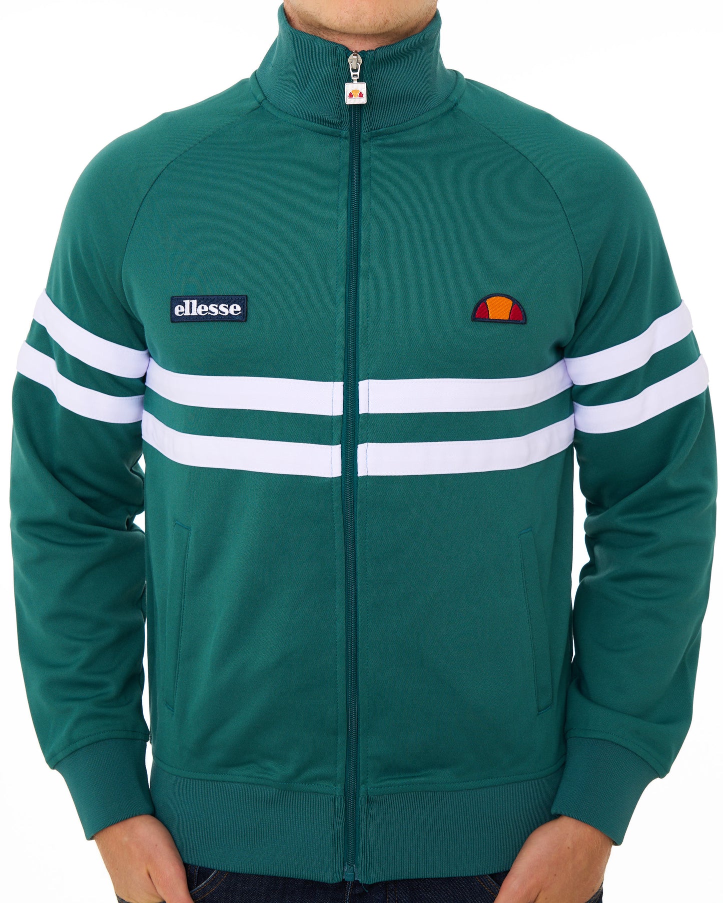 Ellesse Rimini Track Top Teal/White