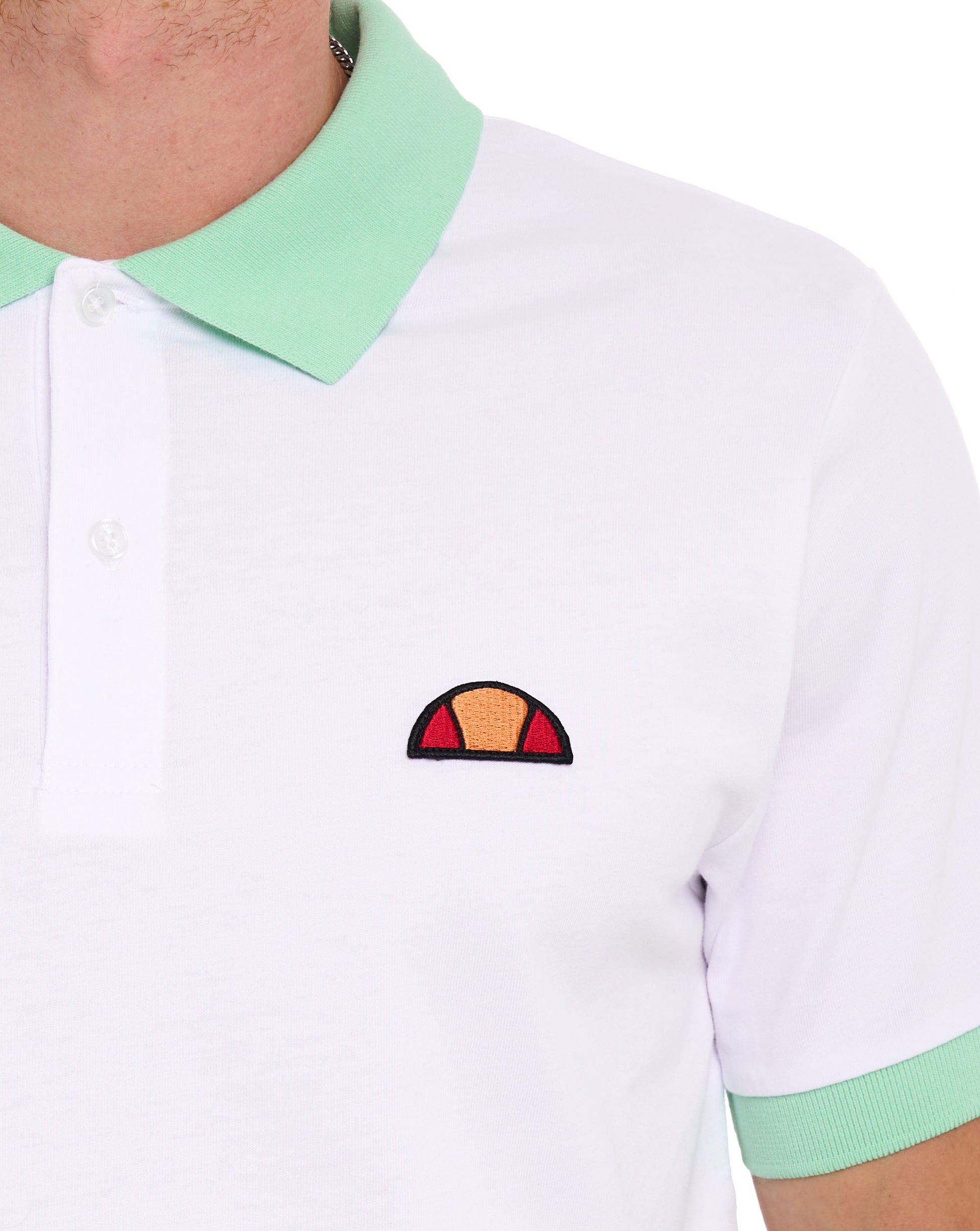Ellesse Lessepsia Poloshirt Weiß/Hellgrün