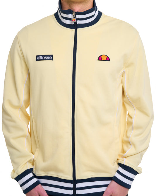 Ellesse Milan Trainingsjacke Hellgelb/Marineblau