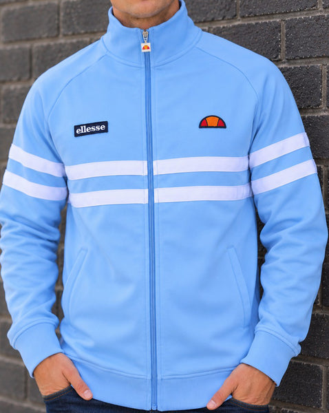 Ellesse Rimini Trainingsjacke Himmelblau/Weiß