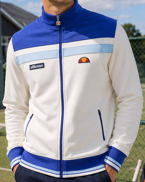 Ellesse – Vignola Trainingsjacke Off-White/Blau