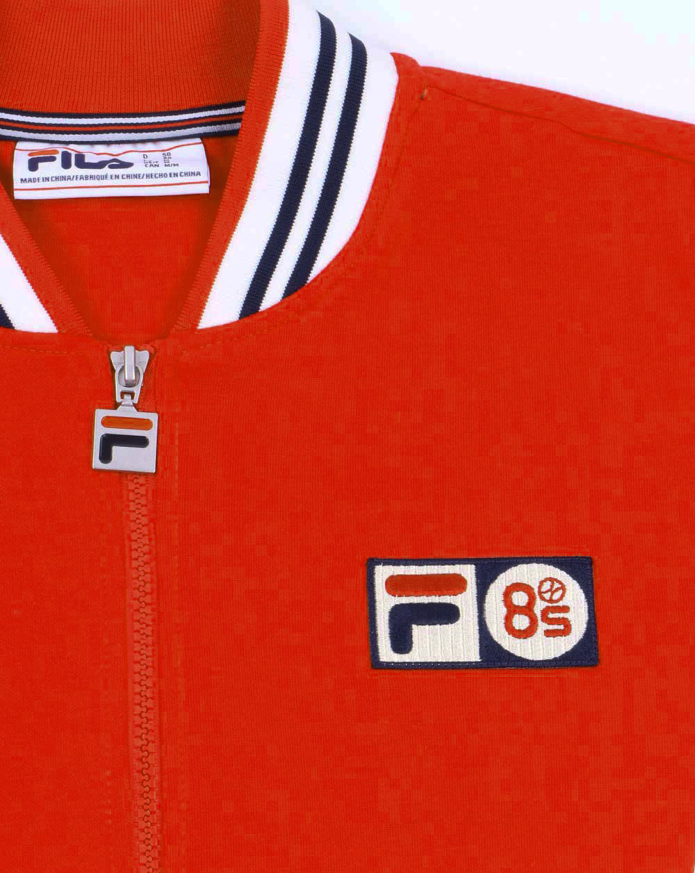 Fila Vintage Settanta Twin Badge Track Top OG Rot
