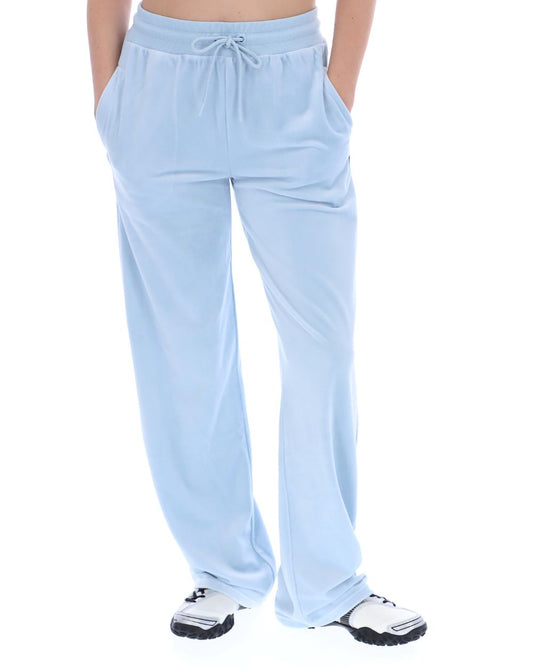 Fila Women Fila Vintage Isabella Velour Track Pants Sky Blue