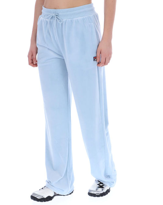 Fila Women Fila Vintage Isabella Velour Track Pants Sky Blue